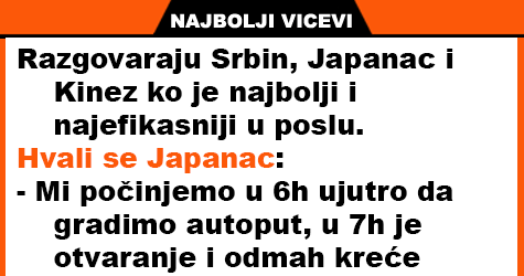 Vicevi o Srbima 1 Srbin i uspeh