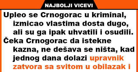 Vicevi o Crnogorcima 14 Poslušni Crnogorac